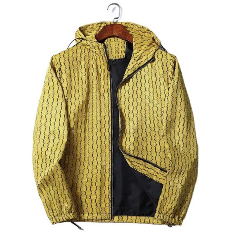 NEW Casual Mens Jacket Coat Caps Luxury designer bomber jacket High quality Letter Striped Jacket Autumn Fashion Outdoor Hoodies Coats Badge Windbreakers