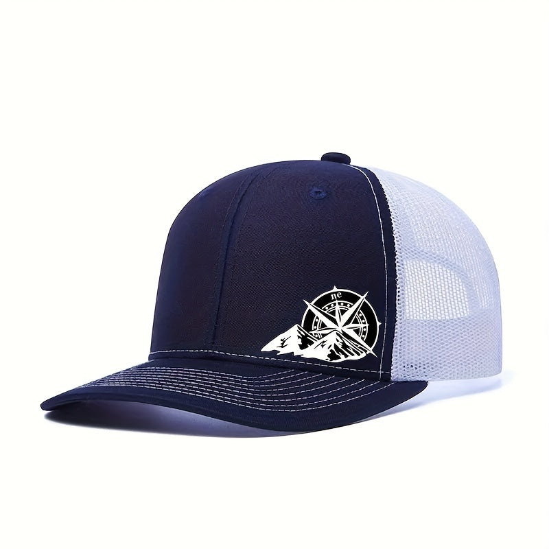 Mens Breathable Mesh Snapback Cap - Ideal for Spring & Summer Sports - Running, Cycling, Outdoor - Durable Trucker Hat for Athletes