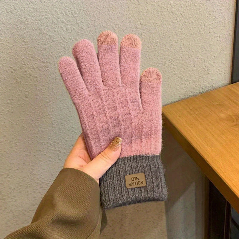 Winter Sports Gloves - Fingers-Free Touch Screen Control, Warm and Durable Construction, Moisture-Wicking Fabric for Dry Hands, Grippy Palm for Secure Grip, One-Size-Fits-Most Design - Ideal for Cold Weather Driving, Cycling, Mountain Biking, Skiing, Snow