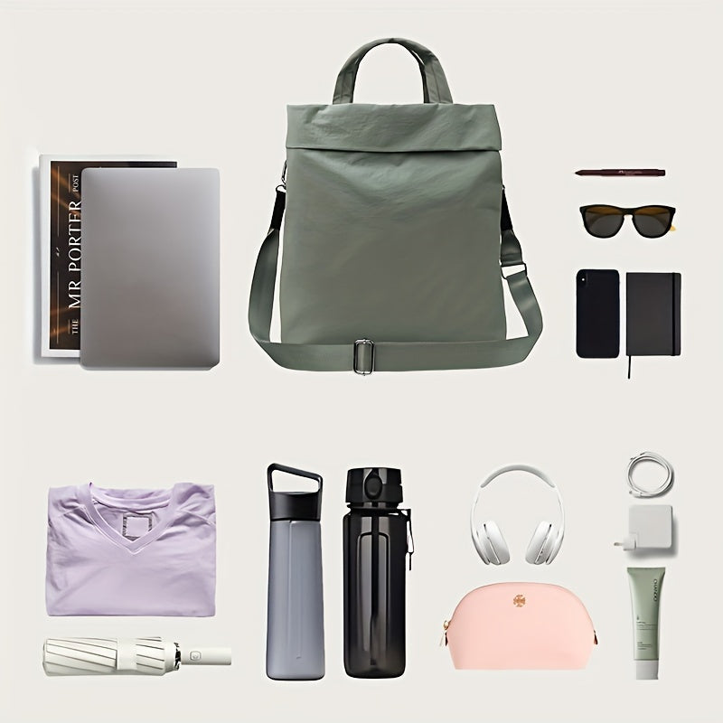 19L Spacious Tote Crossbody Bag - Adjustable Strap, Stylish Shoulder Hobo Design, Versatile for Work Gym Everyday - Perfect for Women Who Value Style and Functionality