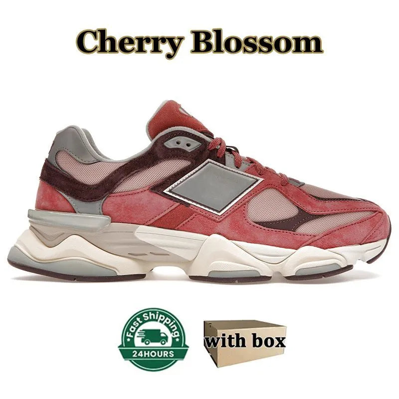 Wood with Sneakers Bricks Box Trainer OG Suede Running Shoes New 9060 Joe Freshgoods Men Women 2002r 1906R Designer Penny Cookie Pink Baby Shower Blue Arctic 960