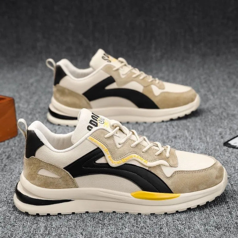 Shoes Autumn Men's Breathable New Spring Trend Versatile Sports Casual Running Instagram Dad Trend Shoes Lightweight And Niche Design