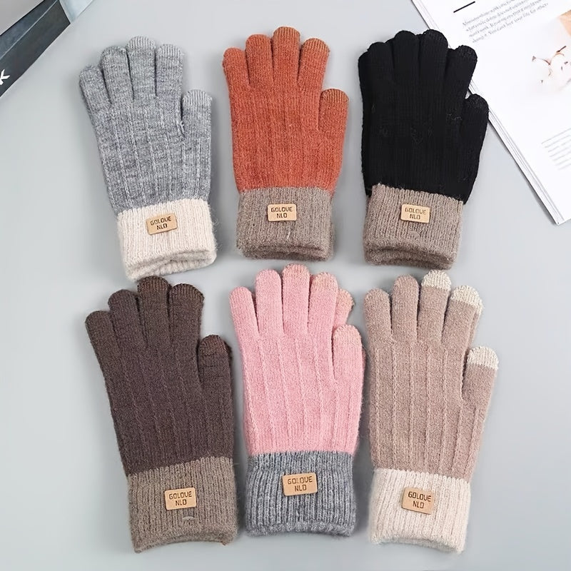 Winter Sports Gloves - Fingers-Free Touch Screen Control, Warm and Durable Construction, Moisture-Wicking Fabric for Dry Hands, Grippy Palm for Secure Grip, One-Size-Fits-Most Design - Ideal for Cold Weather Driving, Cycling, Mountain Biking, Skiing, Snow