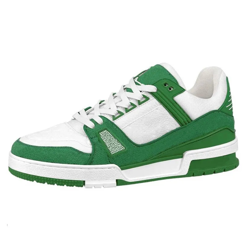Designer Trainer Sneakers Mens Womens Shoe Casual Shoes Fashion Low Top Shoe Platform Leather Rubber Sloe Outdoor Shoes 36-45