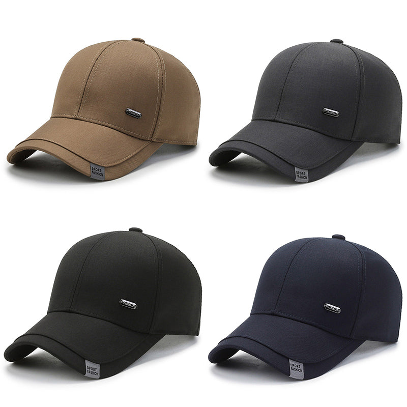 Stylish Men's Cotton Snapback Hat - Winter-Warm, Adjustable & Comfortable Trucker Cap, Perfect for Gifting