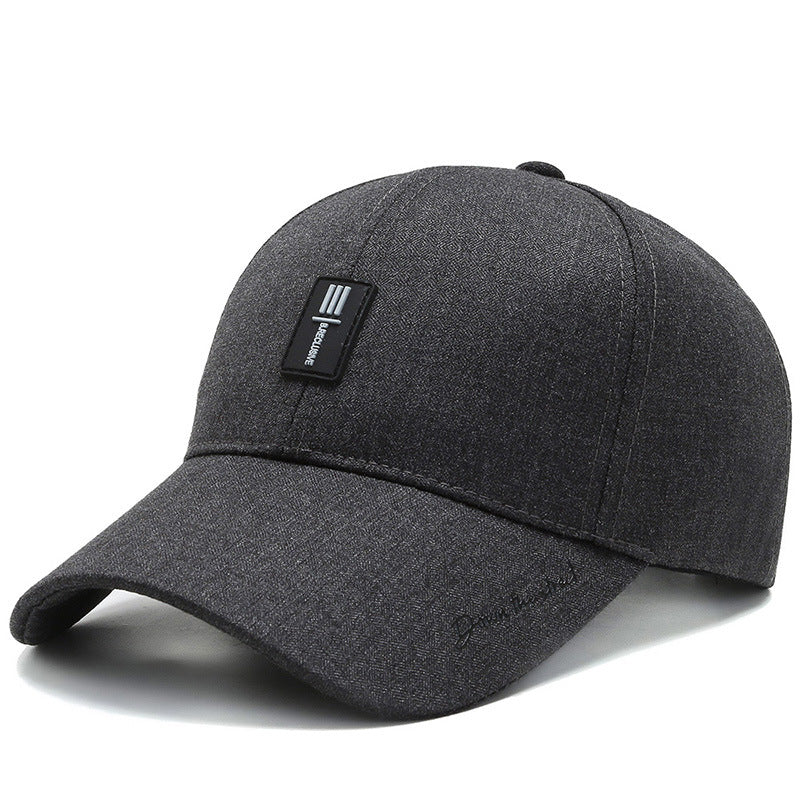 Luxury Black Baseball Cap - Premium Cotton, Adjustable Fit, Unisex Design, Ideal for Golf, Sports, Kpop Fans, and Gift-Giving - Stylish Trucker Hat for Men and Women