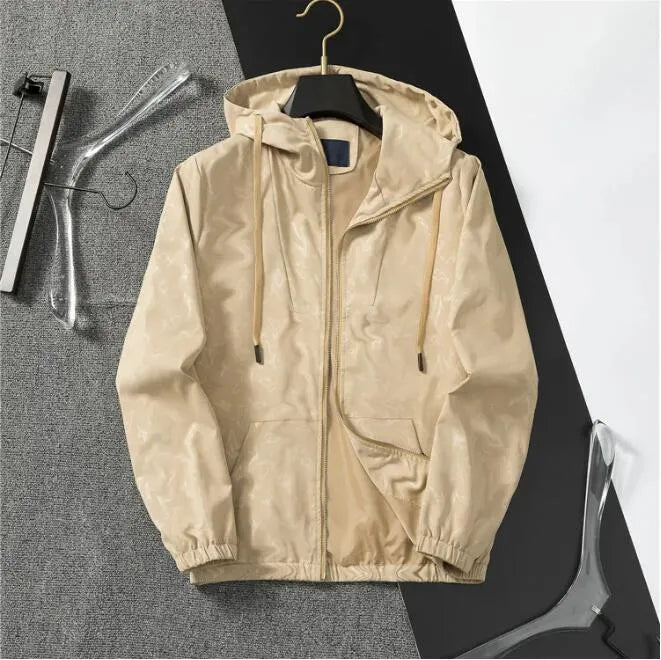 NEW Casual Mens Jacket Coat Caps Luxury designer bomber jacket High quality Letter Striped Jacket Autumn Fashion Outdoor Hoodies Coats Badge Windbreakers