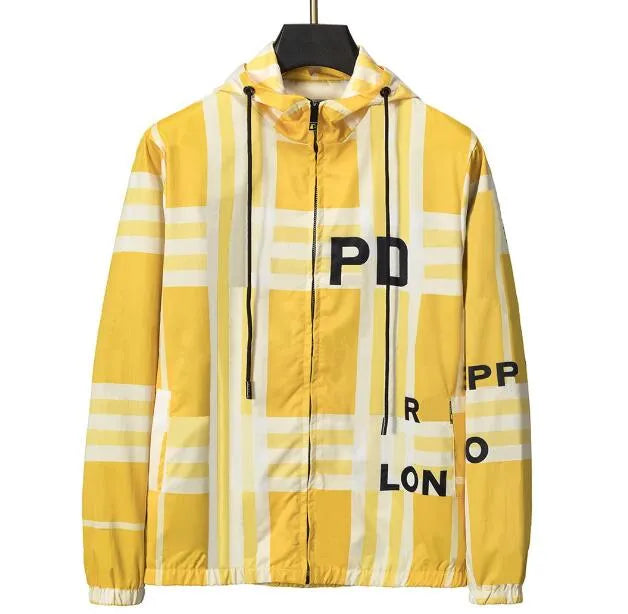 NEW Casual Mens Jacket Coat Caps Luxury designer bomber jacket High quality Letter Striped Jacket Autumn Fashion Outdoor Hoodies Coats Badge Windbreakers