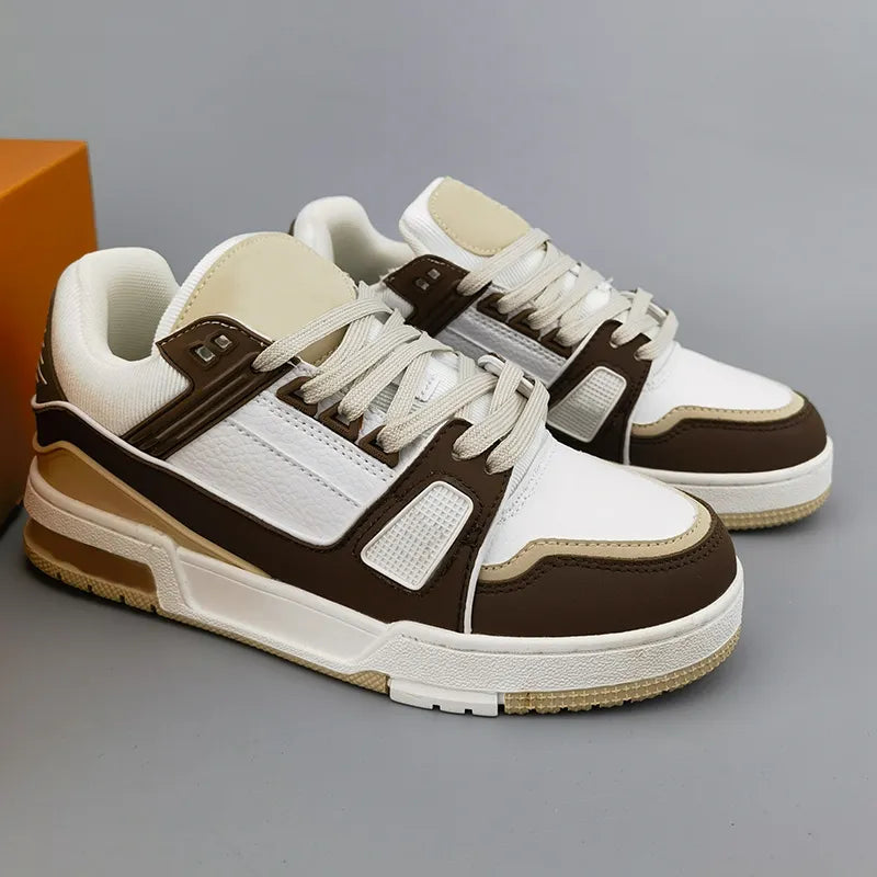 Designer Trainer Sneakers Mens Womens Shoe Casual Shoes Fashion Low Top Shoe Platform Leather Rubber Sloe Outdoor Shoes 36-45
