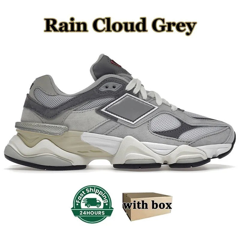 Wood with Sneakers Bricks Box Trainer OG Suede Running Shoes New 9060 Joe Freshgoods Men Women 2002r 1906R Designer Penny Cookie Pink Baby Shower Blue Arctic 960