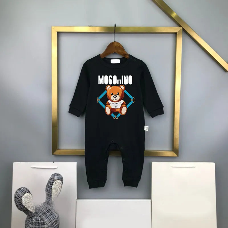 Luxury Newborn Jumpsuits Designer Baby Rompers New Born Romper Brand Girls Boys Clothes Kids Overalls Jumpsuit For Babies Bodysuit CSD2401151-6