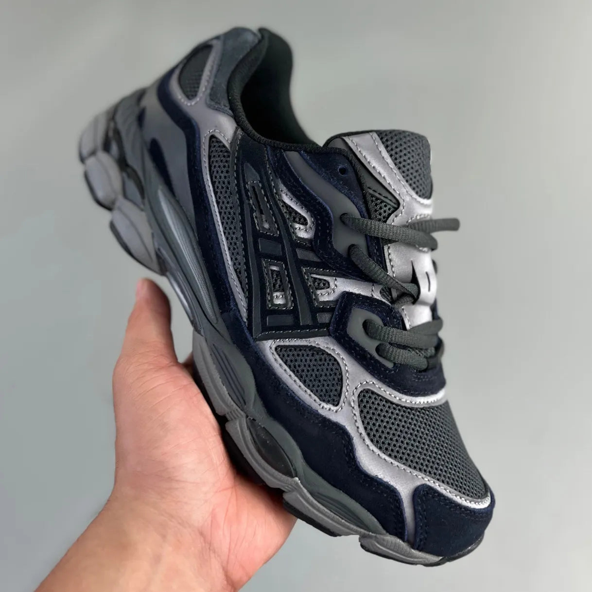 Sneakers Gel Top Marathon Running Shoes Designer Oatmeal Concrete Navy Steel Obsidian Grey Cream White Black Ivy Outdoor Trail Sneakers Size TN Shoes