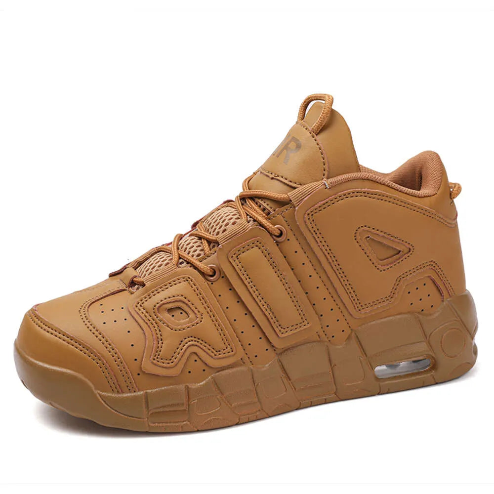 Oversized Men's Women's Couple's High Top Casual Shoes, AIR Air Cushion Shock Absorption Sports Basketball Shoes