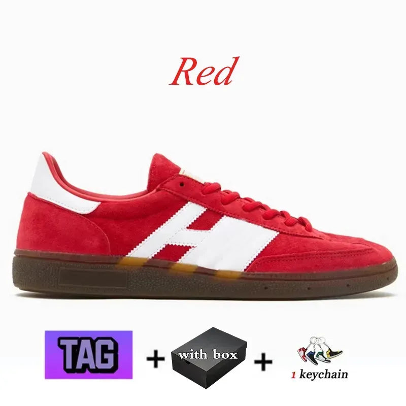 Outdoor Fashion New Handball Spezial Casual Shoes Designer Men Women Snekers White Black Gum Clear Pink Brown Sports Trainers eur 36-45