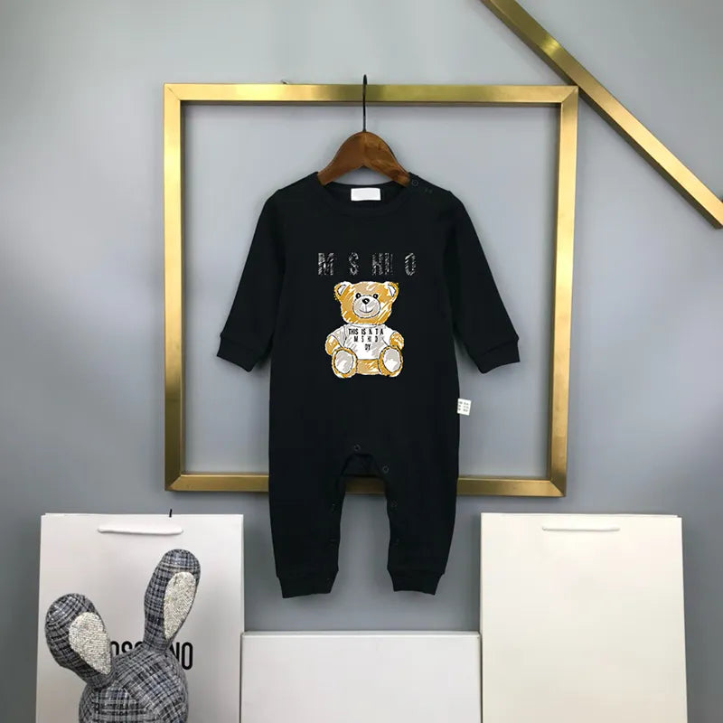 Luxury Newborn Jumpsuits Designer Baby Rompers New Born Romper Brand Girls Boys Clothes Kids Overalls Jumpsuit For Babies Bodysuit CSD2401151-6