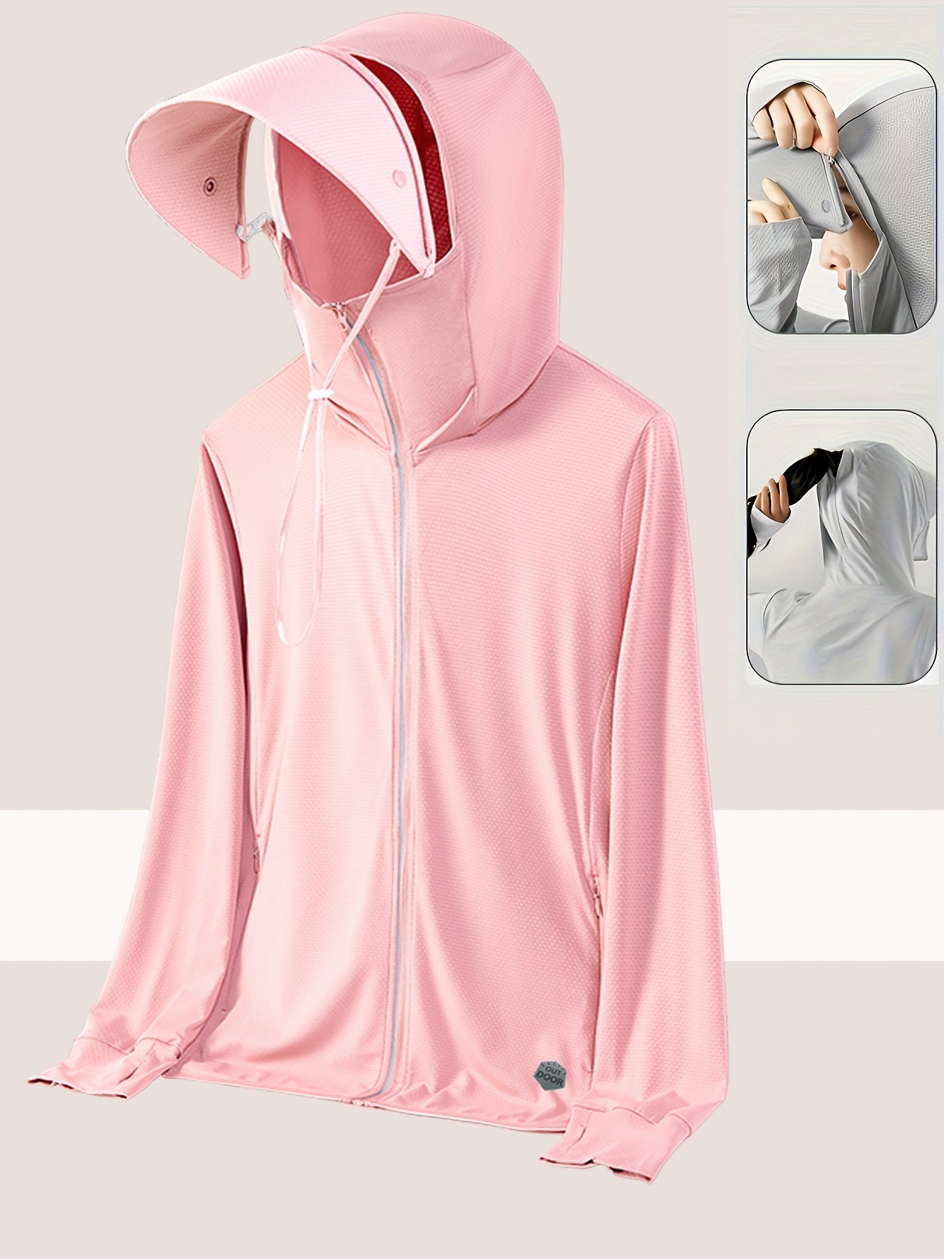 Womens Lightweight Sun Protection Jacket - Breathable & Quick-Dry for Hiking and Outdoor Adventures