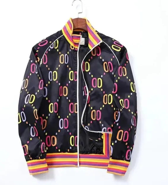 NEW Casual Mens Jacket Coat Caps Luxury designer bomber jacket High quality Letter Striped Jacket Autumn Fashion Outdoor Hoodies Coats Badge Windbreakers