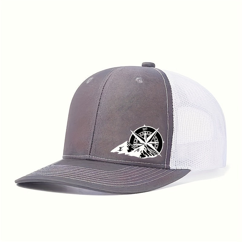 Mens Breathable Mesh Snapback Cap - Ideal for Spring & Summer Sports - Running, Cycling, Outdoor - Durable Trucker Hat for Athletes
