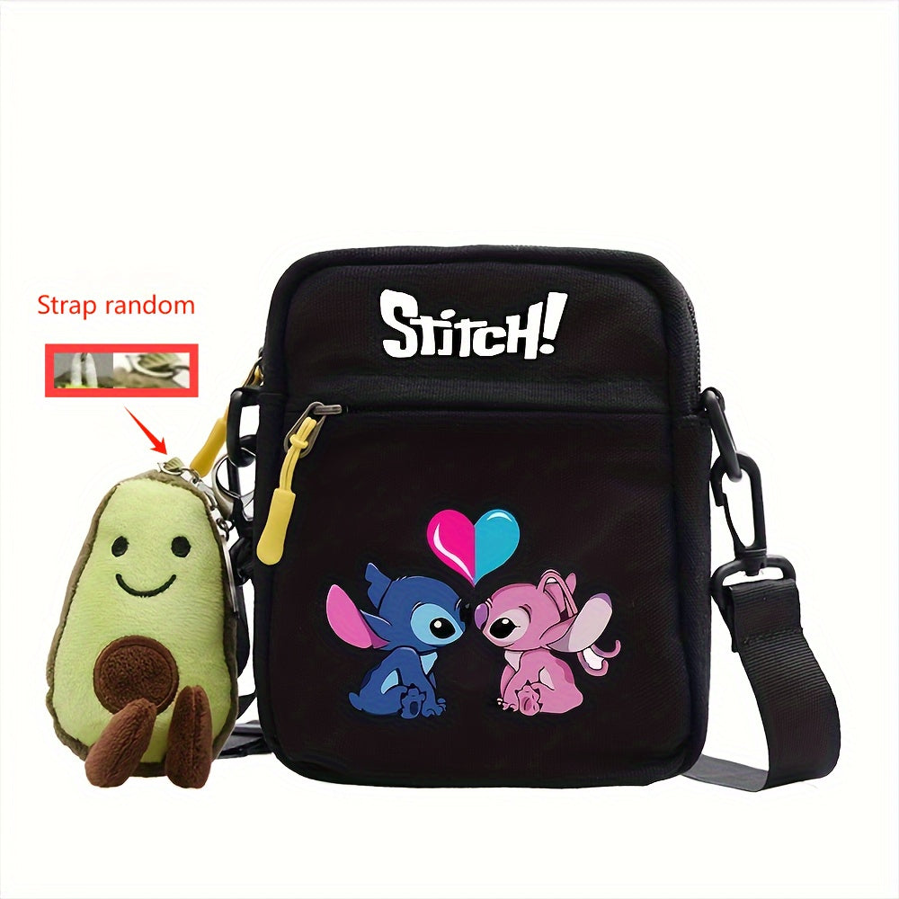 Stitch Enchantment - Vibrant Disney Shoulder Bag - Durable Canvas, Anime-inspired, Perfect for Everyday Essentials