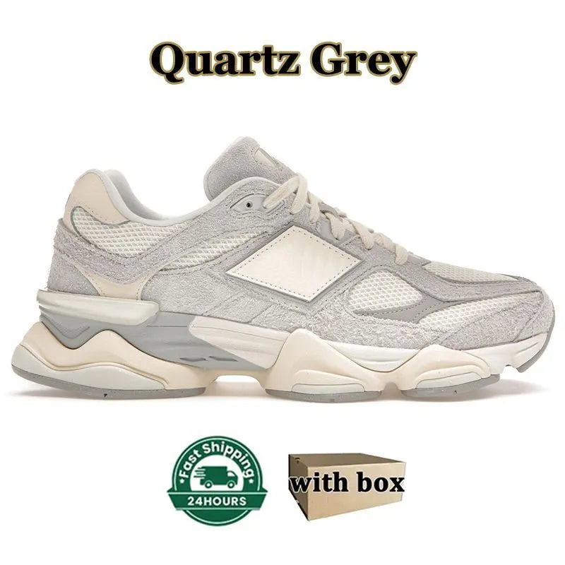 Wood with Sneakers Bricks Box Trainer OG Suede Running Shoes New 9060 Joe Freshgoods Men Women 2002r 1906R Designer Penny Cookie Pink Baby Shower Blue Arctic 960