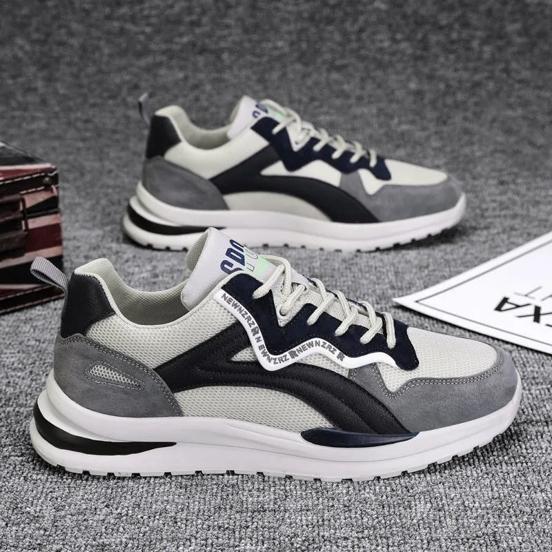 Shoes Autumn Men's Breathable New Spring Trend Versatile Sports Casual Running Instagram Dad Trend Shoes Lightweight And Niche Design