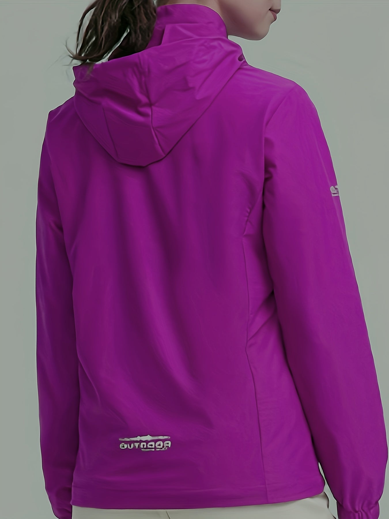 Waterproof Hiking Masterpiece Jacket for Women - Waterproof Jackets with Hood, Full Zipper, Long Sleeve, Breathable, Lightweight, Casual Sports Coat for Outdoor Activities, Hiking, Camping, and Travel