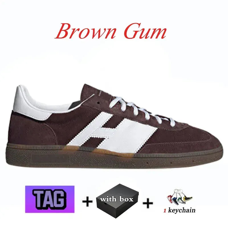 Outdoor Fashion New Handball Spezial Casual Shoes Designer Men Women Snekers White Black Gum Clear Pink Brown Sports Trainers eur 36-45