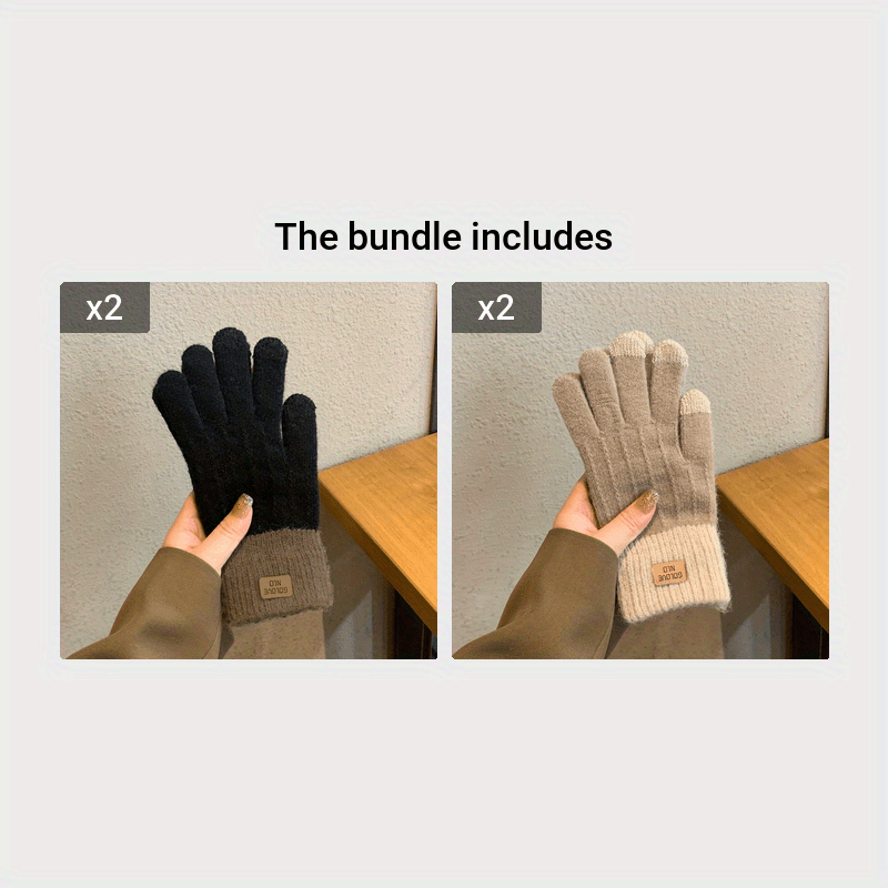 Winter Sports Gloves - Fingers-Free Touch Screen Control, Warm and Durable Construction, Moisture-Wicking Fabric for Dry Hands, Grippy Palm for Secure Grip, One-Size-Fits-Most Design - Ideal for Cold Weather Driving, Cycling, Mountain Biking, Skiing, Snow