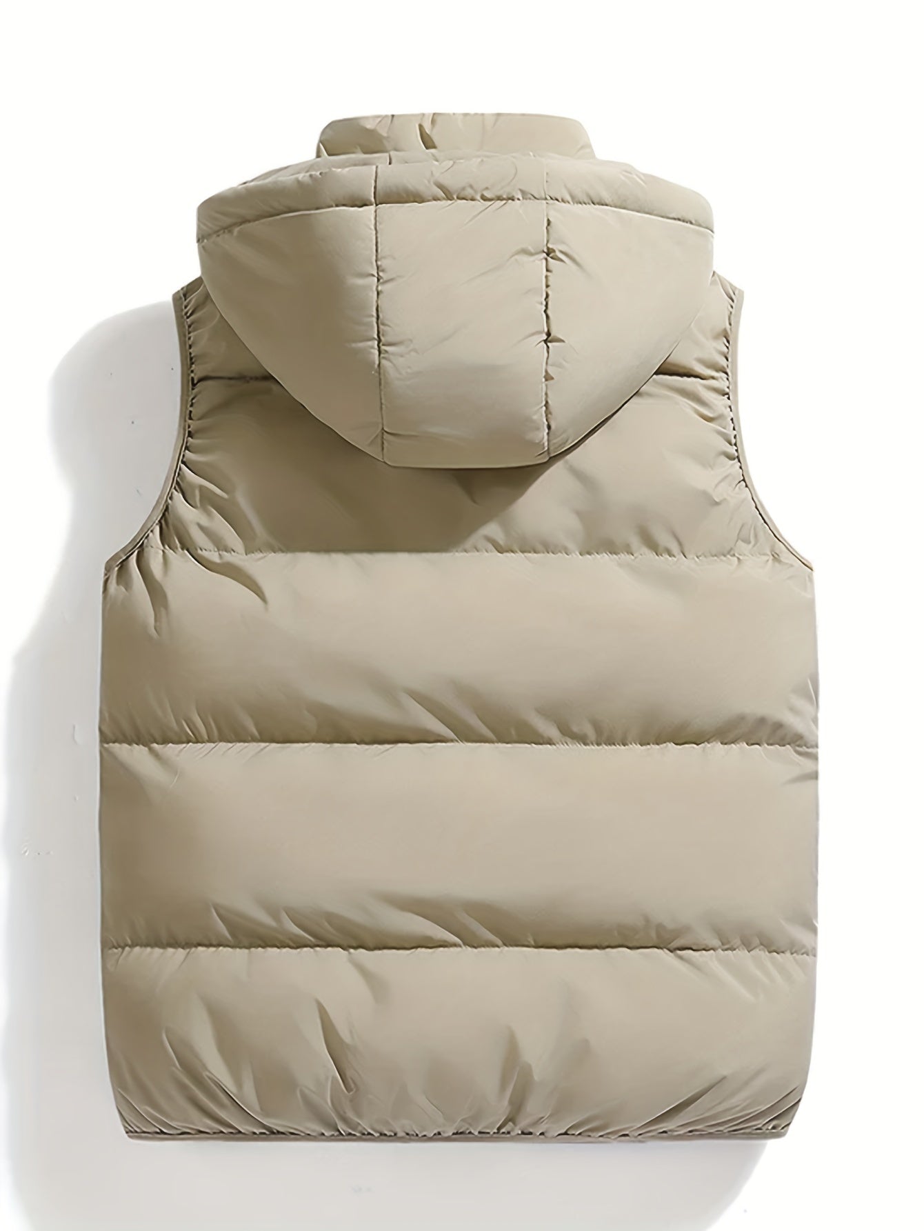 Vibrant Solid Color Zipper Hooded Vest - Water-Resistant, Casual, Pockets, Drawstring, Sleeveless, Windbreaker Outwear for Fall & Winter - Women's Comfortable Clothing for Daily Wear