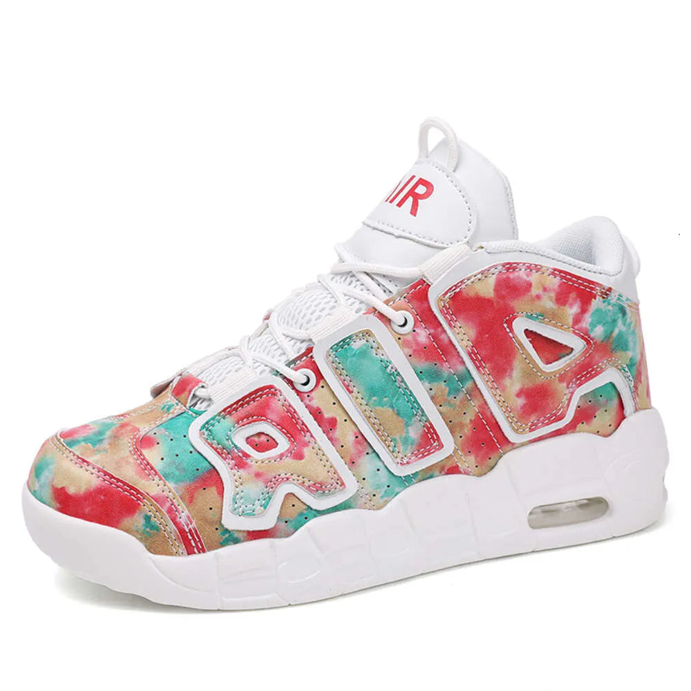 Oversized Men's Women's Couple's High Top Casual Shoes, AIR Air Cushion Shock Absorption Sports Basketball Shoes