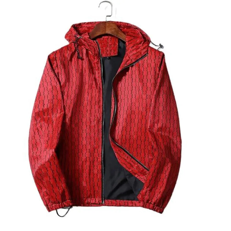 NEW Casual Mens Jacket Coat Caps Luxury designer bomber jacket High quality Letter Striped Jacket Autumn Fashion Outdoor Hoodies Coats Badge Windbreakers