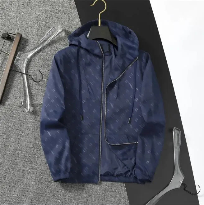 NEW Casual Mens Jacket Coat Caps Luxury designer bomber jacket High quality Letter Striped Jacket Autumn Fashion Outdoor Hoodies Coats Badge Windbreakers