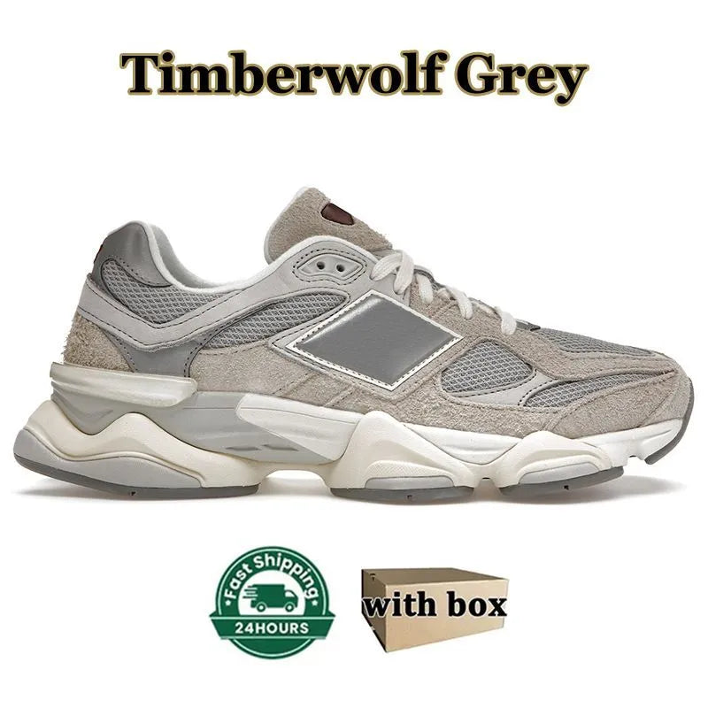 Wood with Sneakers Bricks Box Trainer OG Suede Running Shoes New 9060 Joe Freshgoods Men Women 2002r 1906R Designer Penny Cookie Pink Baby Shower Blue Arctic 960