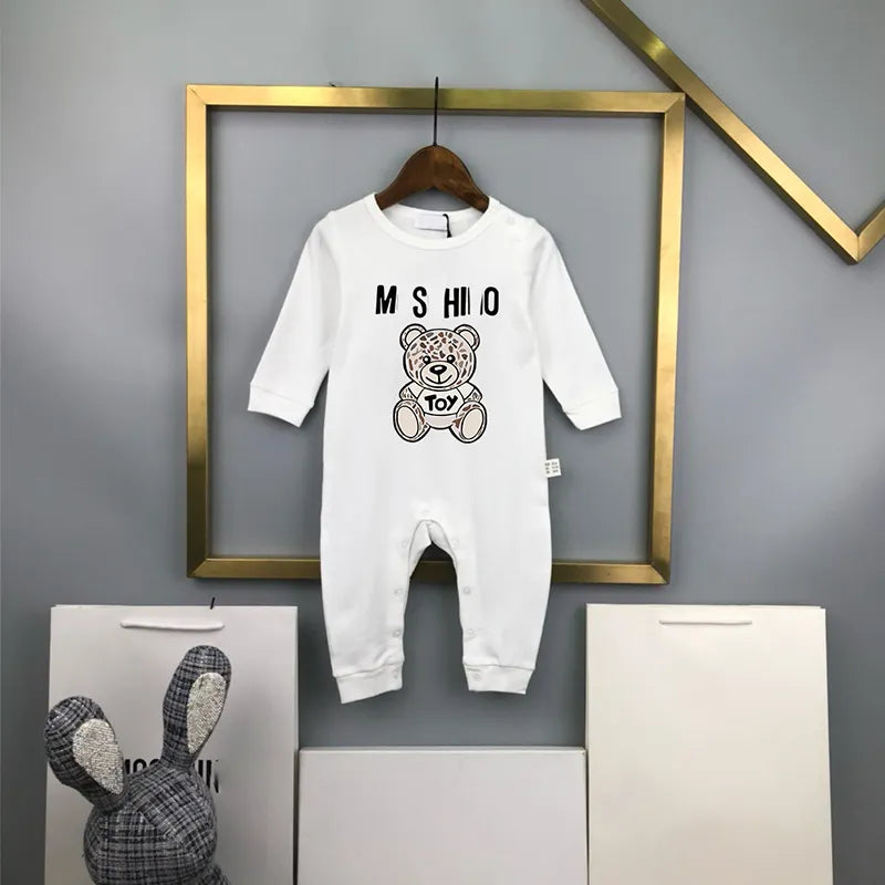 Luxury Newborn Jumpsuits Designer Baby Rompers New Born Romper Brand Girls Boys Clothes Kids Overalls Jumpsuit For Babies Bodysuit CSD2401151-6