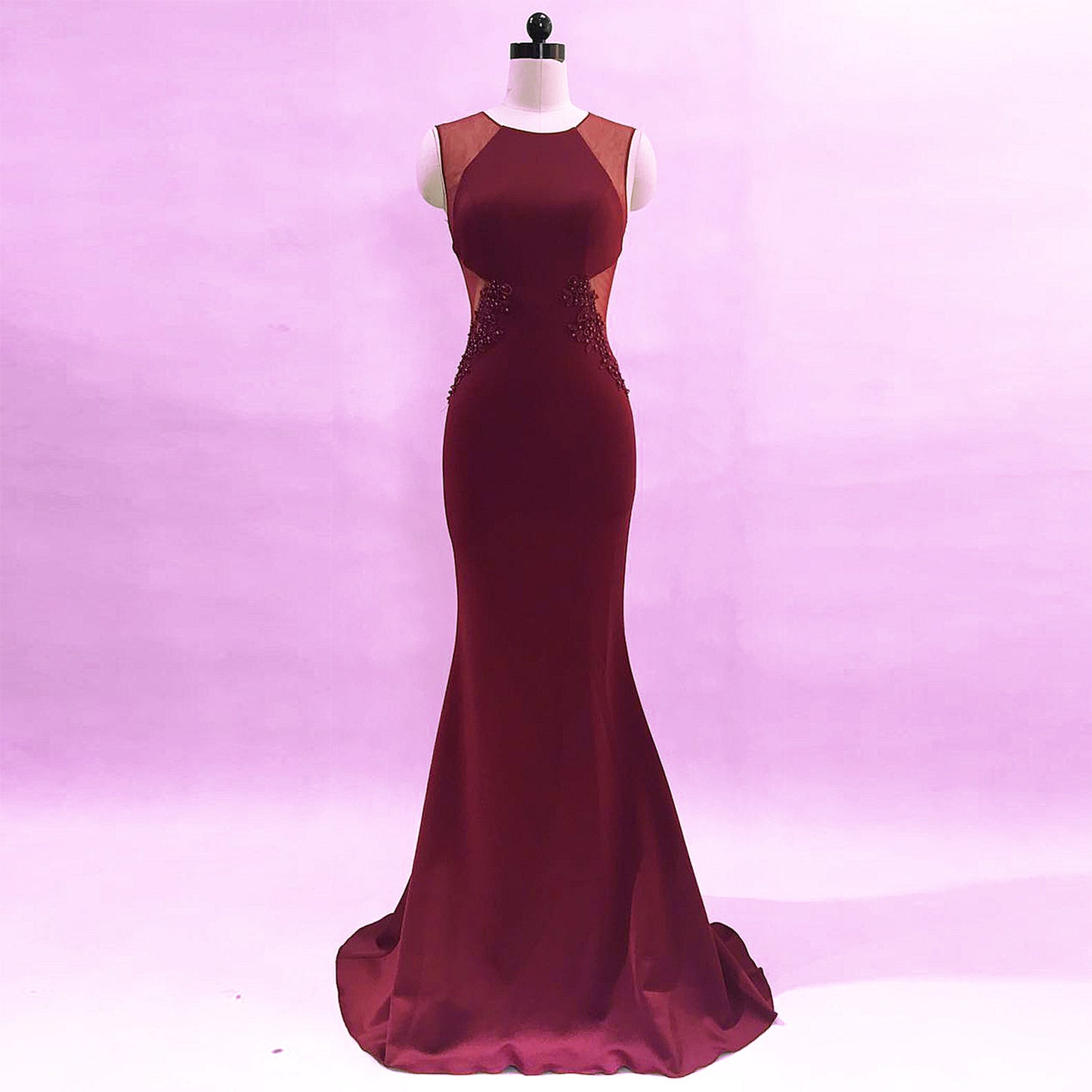 926 #Evening dress female, banquet host slim and elegant 5-color party dress dress long