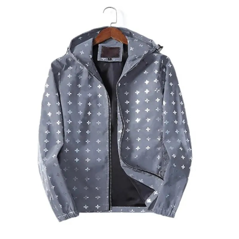 NEW Casual Mens Jacket Coat Caps Luxury designer bomber jacket High quality Letter Striped Jacket Autumn Fashion Outdoor Hoodies Coats Badge Windbreakers