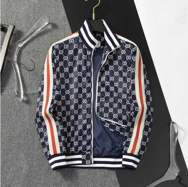 NEW Casual Mens Jacket Coat Caps Luxury designer bomber jacket High quality Letter Striped Jacket Autumn Fashion Outdoor Hoodies Coats Badge Windbreakers