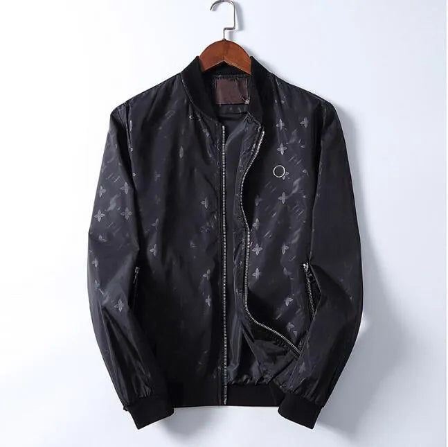 NEW Casual Mens Jacket Coat Caps Luxury designer bomber jacket High quality Letter Striped Jacket Autumn Fashion Outdoor Hoodies Coats Badge Windbreakers