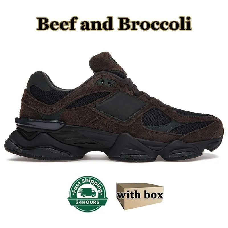 Wood with Sneakers Bricks Box Trainer OG Suede Running Shoes New 9060 Joe Freshgoods Men Women 2002r 1906R Designer Penny Cookie Pink Baby Shower Blue Arctic 960