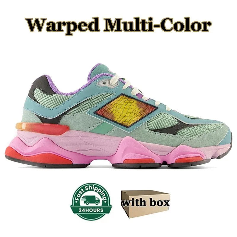 Wood with Sneakers Bricks Box Trainer OG Suede Running Shoes New 9060 Joe Freshgoods Men Women 2002r 1906R Designer Penny Cookie Pink Baby Shower Blue Arctic 960