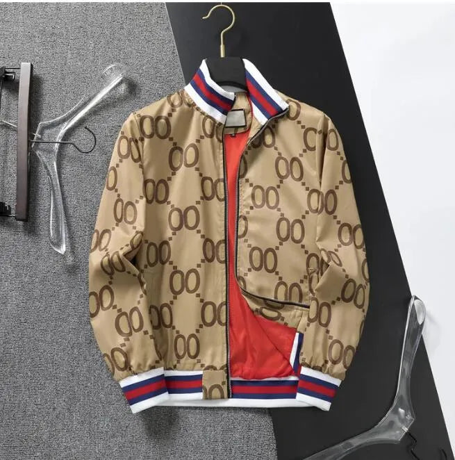 NEW Casual Mens Jacket Coat Caps Luxury designer bomber jacket High quality Letter Striped Jacket Autumn Fashion Outdoor Hoodies Coats Badge Windbreakers