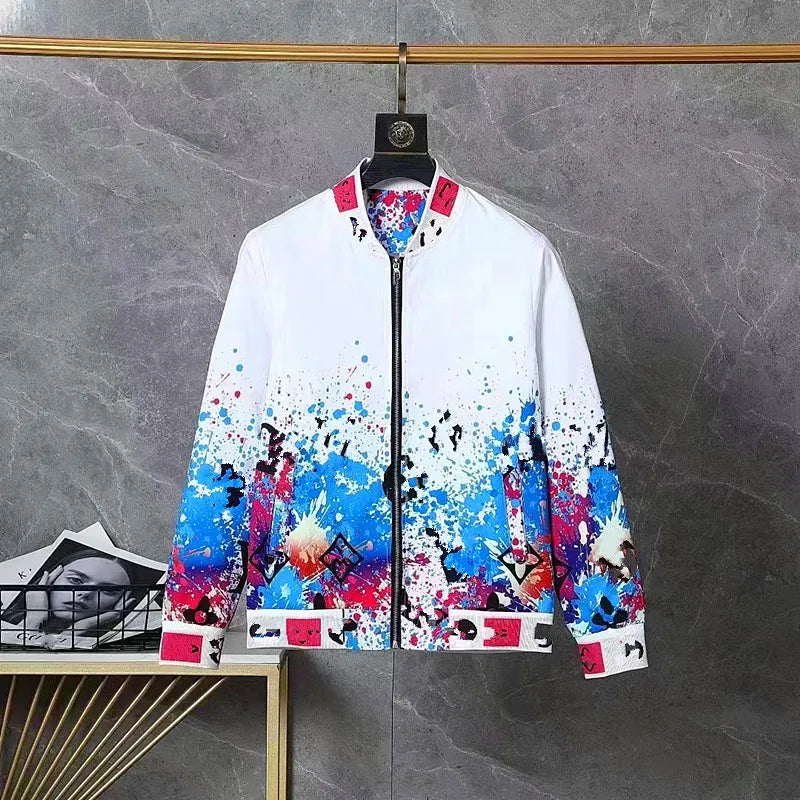 NEW Casual Mens Jacket Coat Caps Luxury designer bomber jacket High quality Letter Striped Jacket Autumn Fashion Outdoor Hoodies Coats Badge Windbreakers