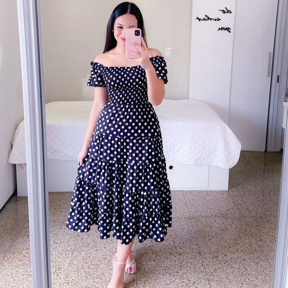 2025 New spring and summer new New 2025 dresses literary fresh printing fashion women's clothing