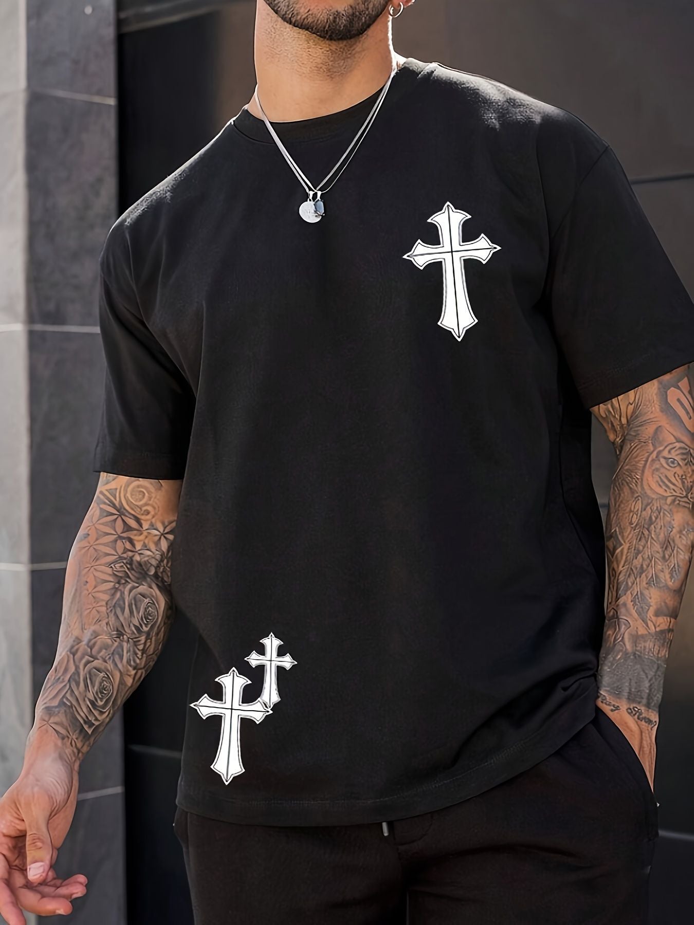 Cross-Border Foreign Trade Hot Sale European and American Style Men's Clothing Youth Sports Digital Printing 3DT T-shirt Short Sleeve