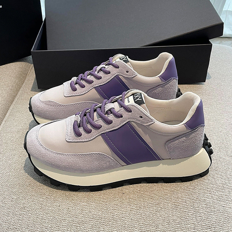 loveccr Waffle Cortez Women's Shoes Spring and Summer New Platform All-Matching Comfortable Dad Shoes Leisure Sports Running Shoes