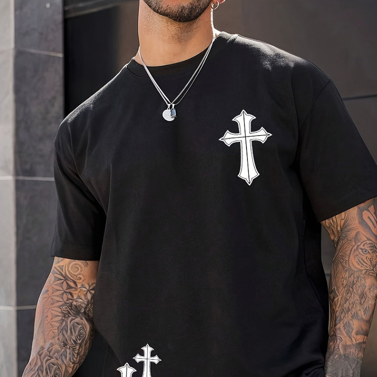 Cross-Border Foreign Trade Hot Sale European and American Style Men's Clothing Youth Sports Digital Printing 3DT T-shirt Short Sleeve