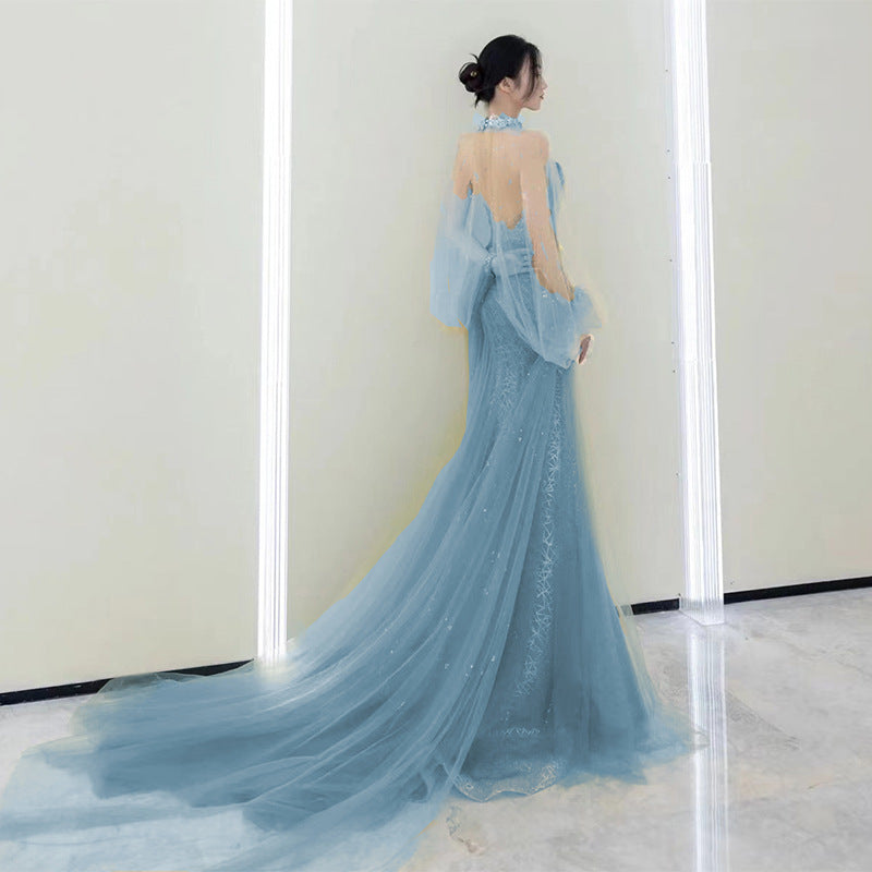 LOVECCR High-End Evening Dress Halter-Style Birthday Party Adult Ceremony Dress Watch Show Daily Party Banquet Evening Dress