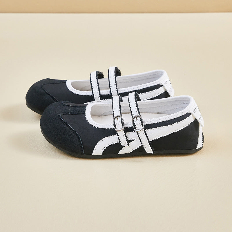 summer breathable new Mary Jane flat loafers round head casual comfortable cute sweet XT182
