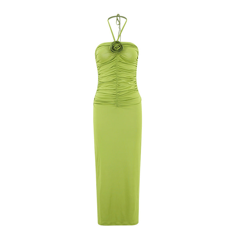 LOVECCR 2025 wind spring summer new cross-border explosive sexy Spice Girl suspender backless dress one piece hair