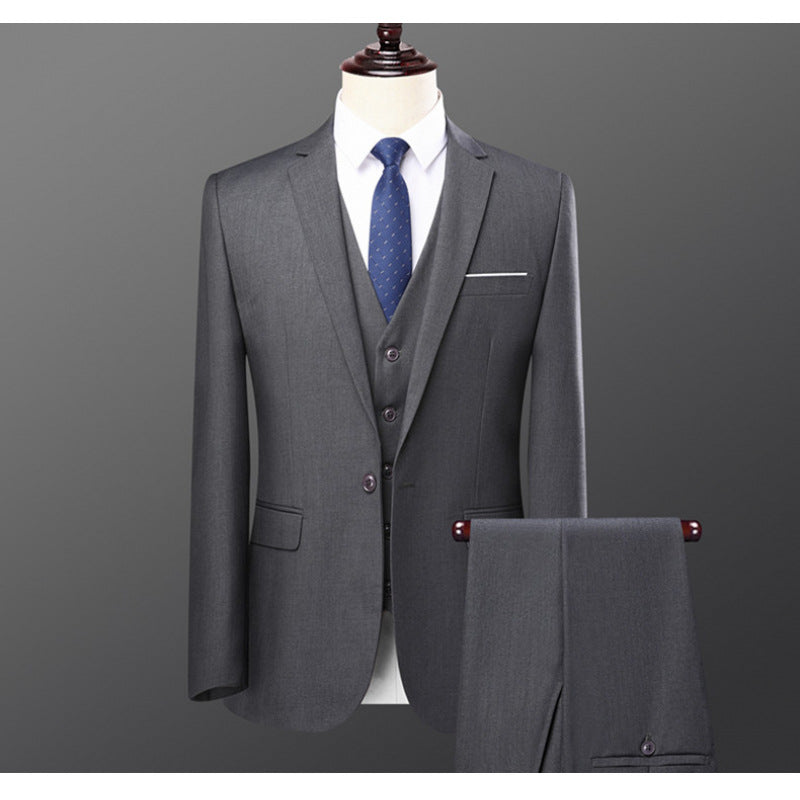 LOVECCR Suit Business Men's Suit Set New High-End Business Clothing Suit New Polo Best Man Dress Jacket